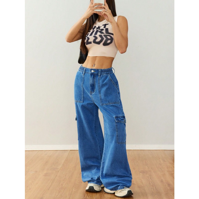 ‌Women's Relaxed Wide-Leg Util - Women'S Fashion Utility Pants avis et prix
