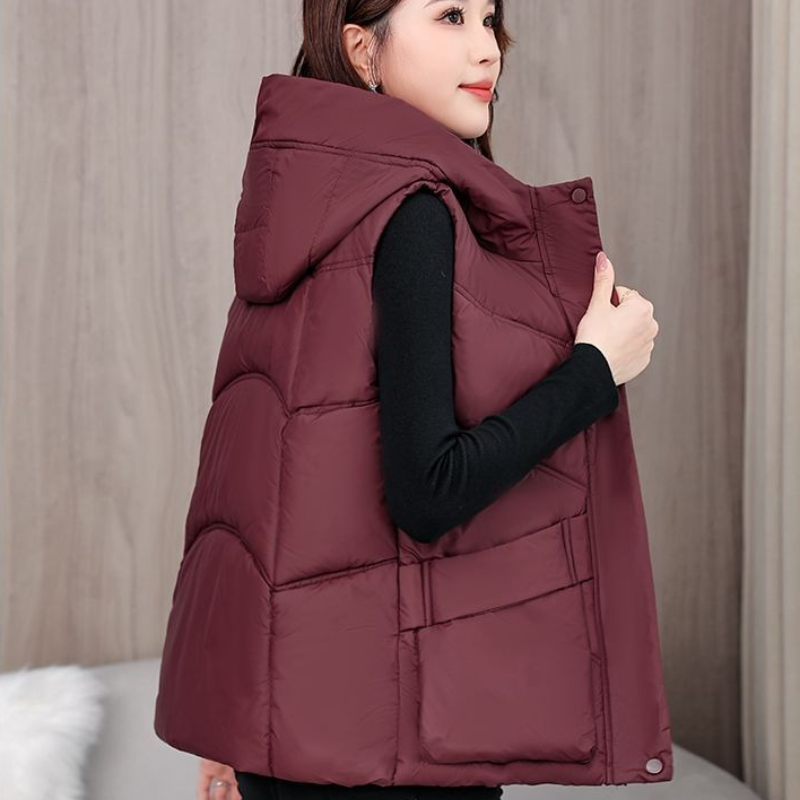 Winter 2026 Fashionable Oversi - Puffer Vest Fashion Women avis et prix