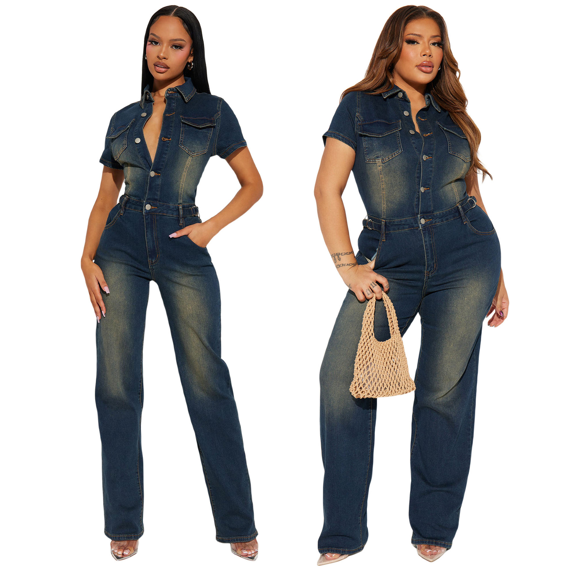 Demin Overalls Jumpsuits Women - Mom Jeans Women avis et prix