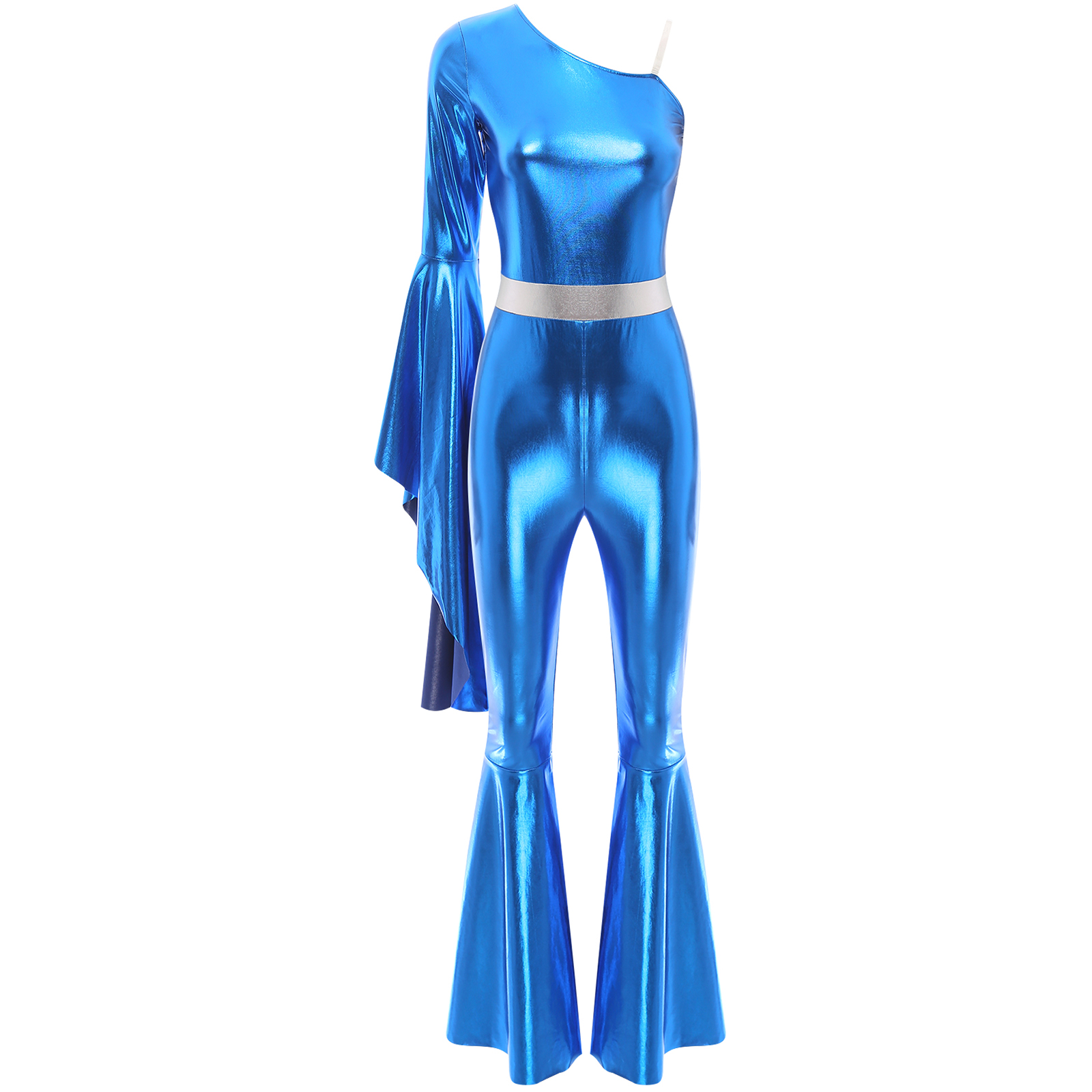 Women Flare Sleeve Metallic Sh - Women'S Fashion From The 70S avis et prix