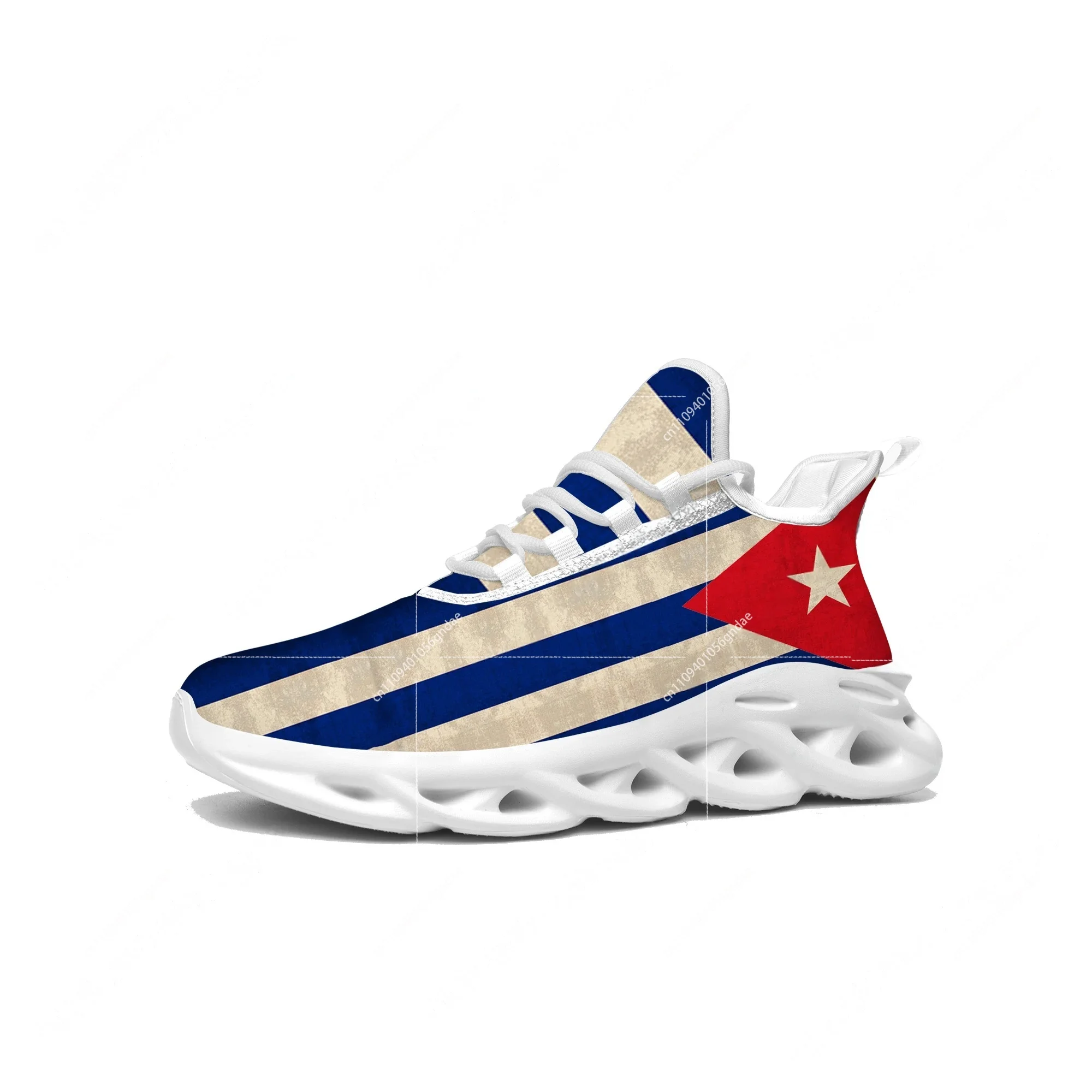 Cuban Flag Flats Sneakers Mens - Women'S Fashion Running Shoes avis et prix