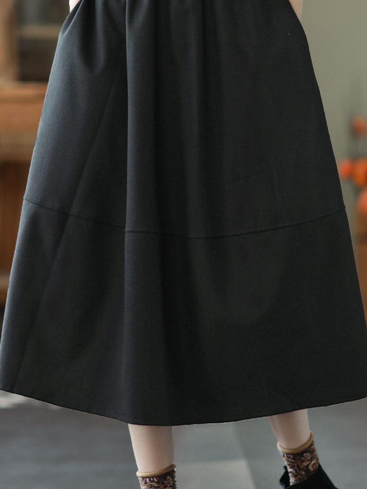 Artistic Midi A-Line Skirt Wom - A-Line Skirt Midi avis et prix
