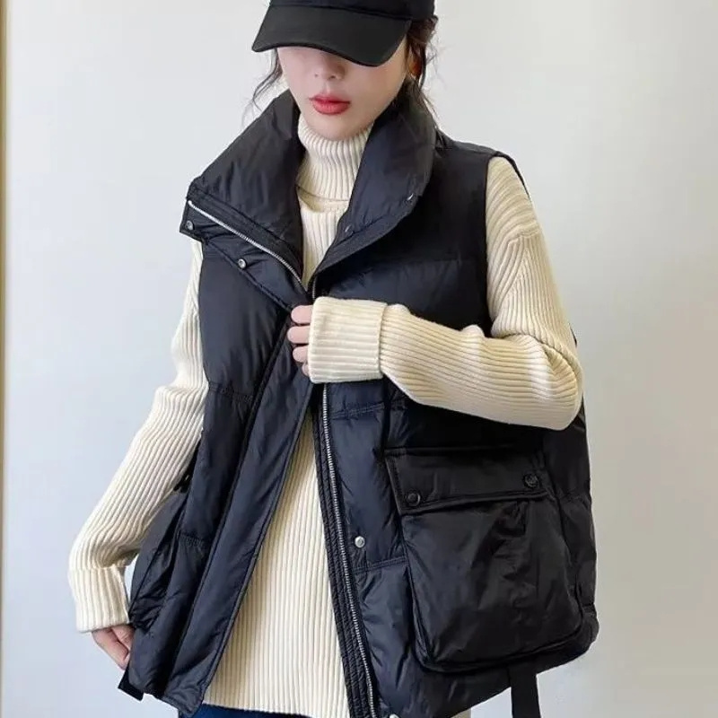 Autumn Winter Lady Fashion Puf - Puffer Vest Fashion Women avis et prix