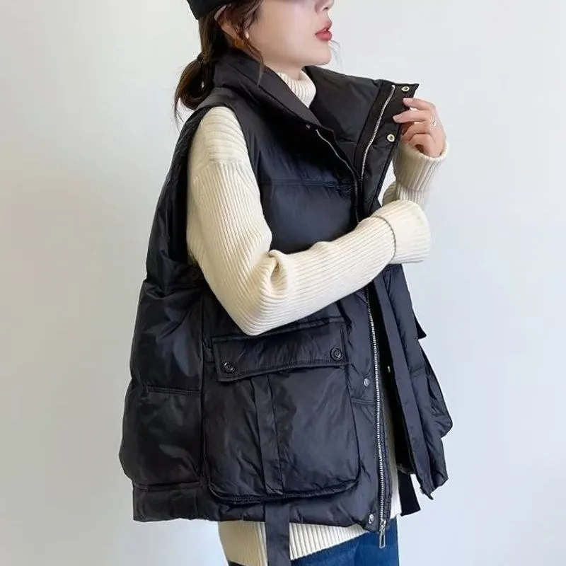Autumn Winter Lady Fashion Puf - Puffer Vest Fashion Women avis et prix