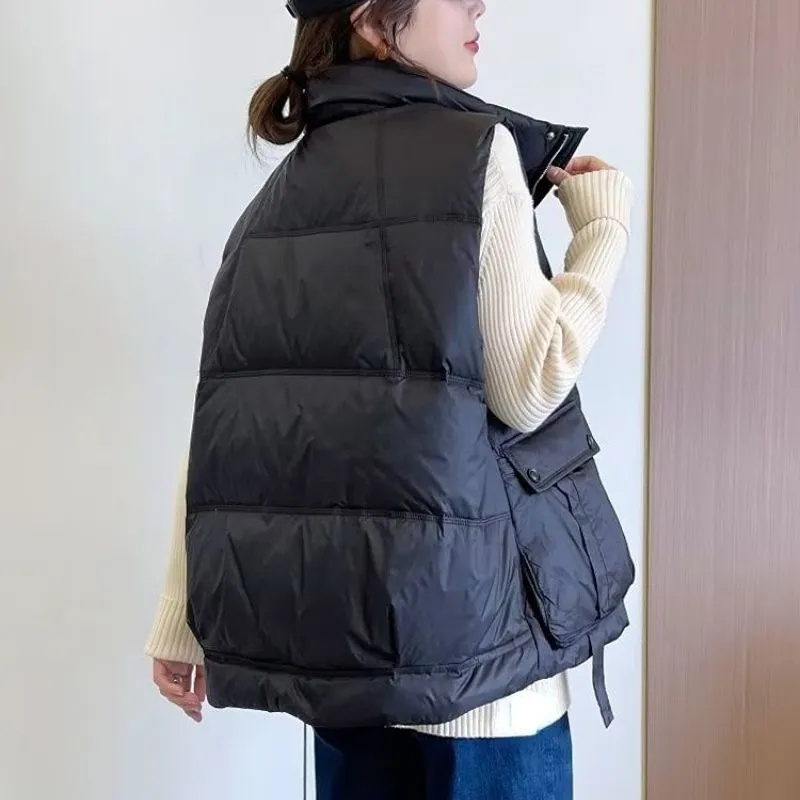 Autumn Winter Lady Fashion Puf - Puffer Vest Fashion Women avis et prix