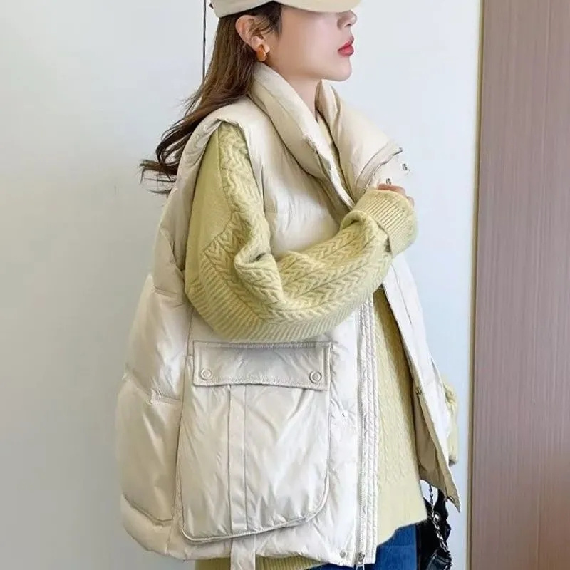 Autumn Winter Lady Fashion Puf - Puffer Vest Fashion Women avis et prix