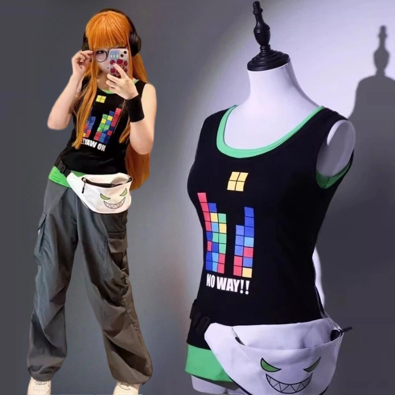 Anime Sakura Futaba Cosplay Co - Knitted Vest Women avis et prix