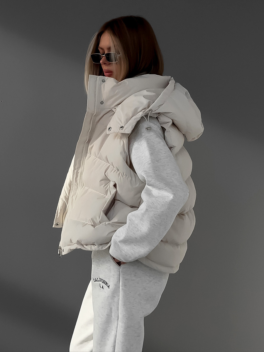Women's Autumn Winter Sleevele - Puffer Vest Fashion Women avis et prix