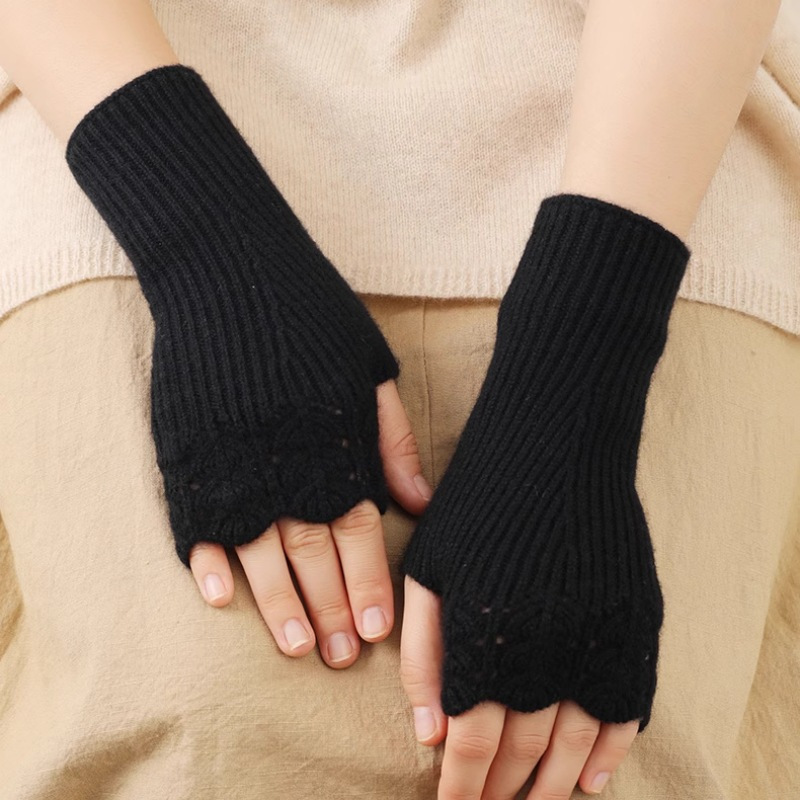 New Warm Half Finger Open Fing - Women'S Fashion Gloves avis et prix