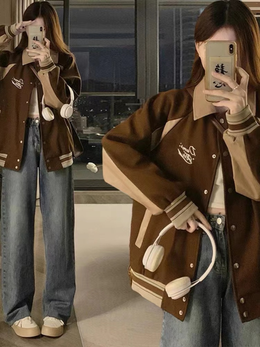 Baseball Jackets Girls With Le - Women'S Fashion Utility Jacket avis et prix