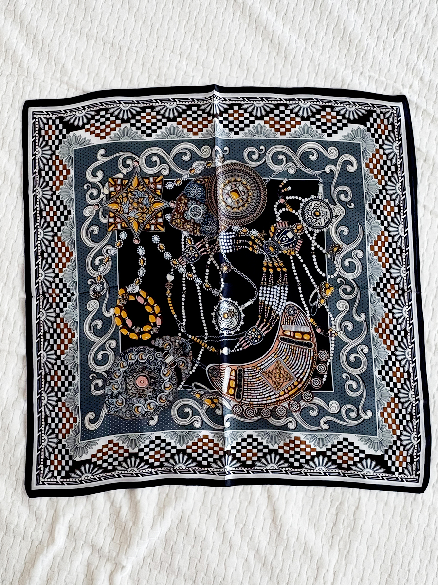 Silk Scarf 65cm Luxury Designe - Women'S Fashion Day avis et prix