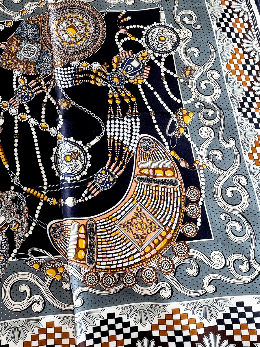 Silk Scarf 65cm Luxury Designe - Women'S Fashion Day avis et prix