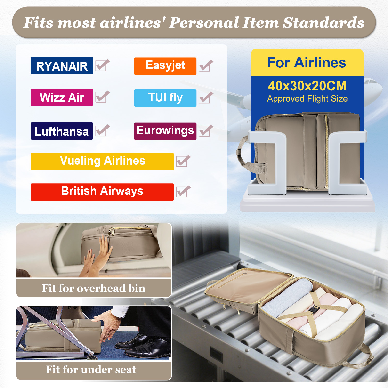 Ryanair 40x30x20 Travel Backpa - Women'S Fashion Trends avis et prix