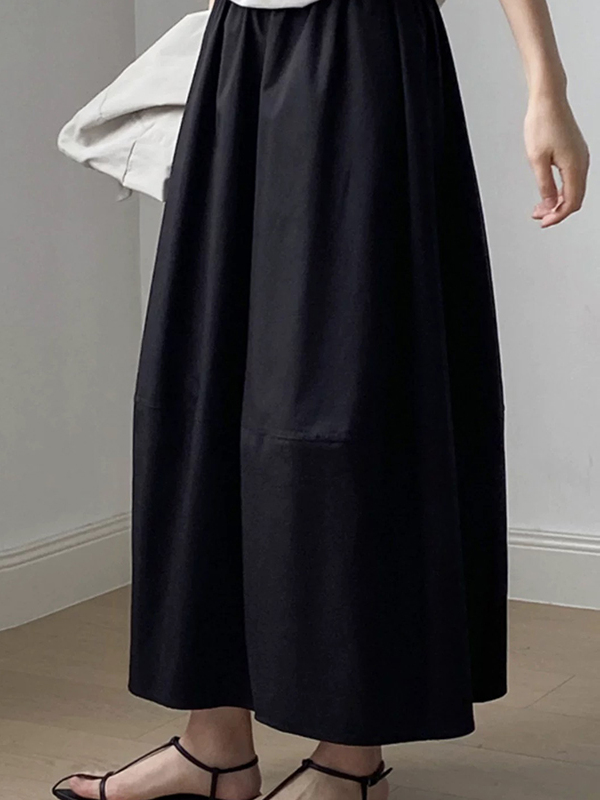High Waist A-Line Midi Skirt L - A-Line Skirt Midi avis et prix