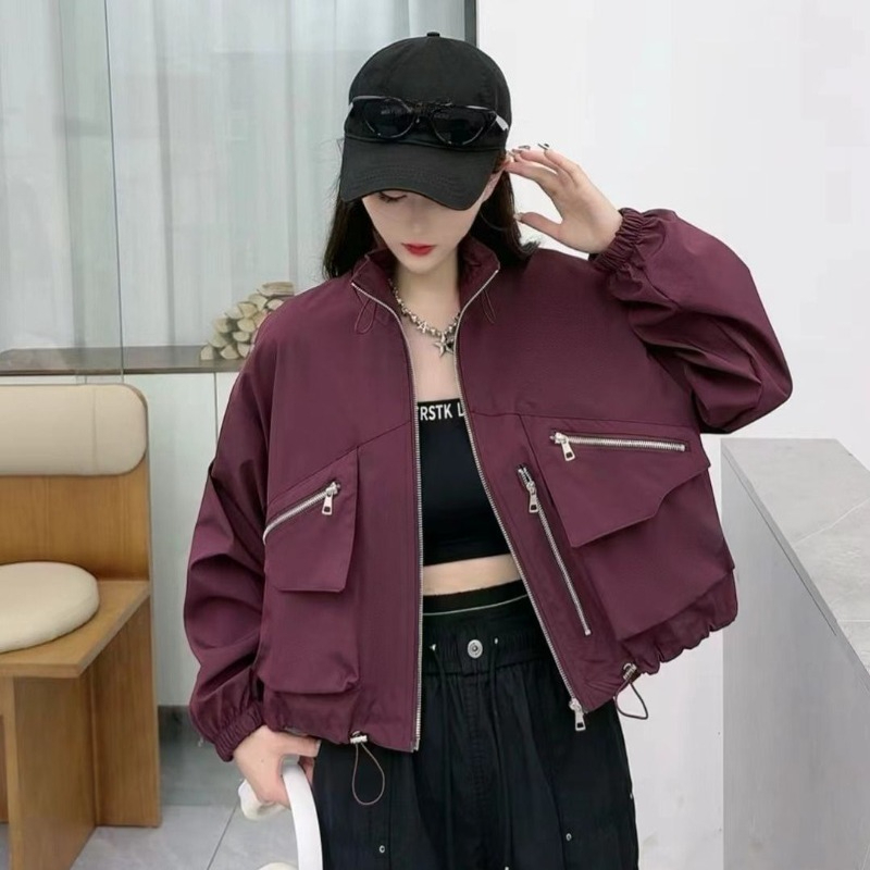 2025 Spring Autumn Korean Fash - Women'S Fashion Utility Jacket avis et prix