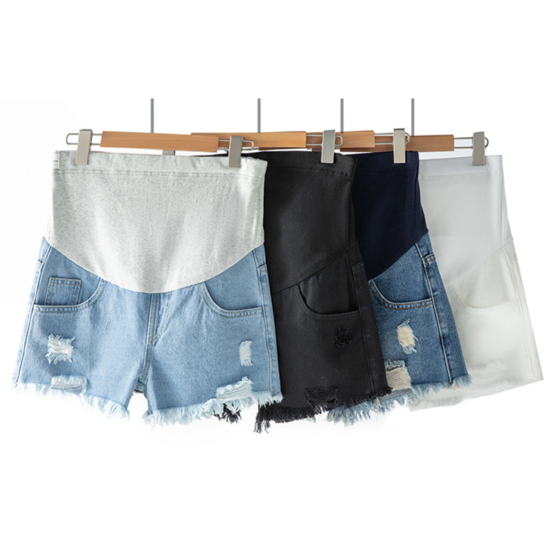 Large Size Maternity Shorts Hi - Mom Jeans Women avis et prix