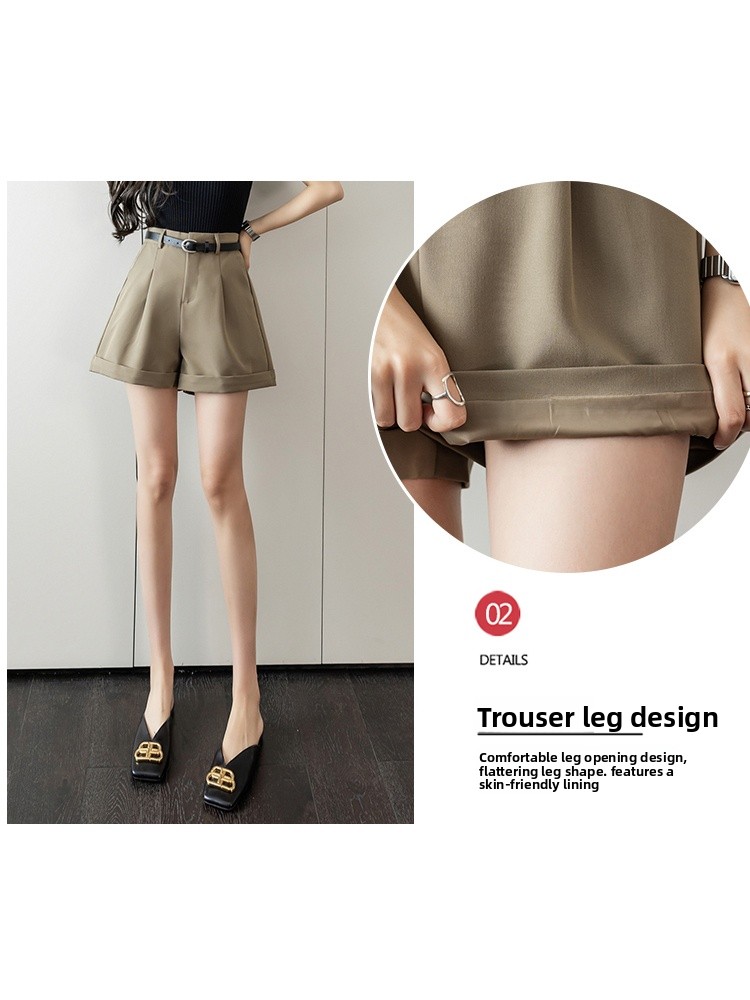 High Waist Wide Leg Short Pant - Women'S Fashion Utility Pants avis et prix