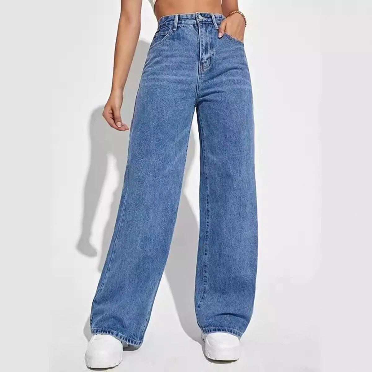 Fashion retro blue jeans women - Mom Jeans Women avis et prix