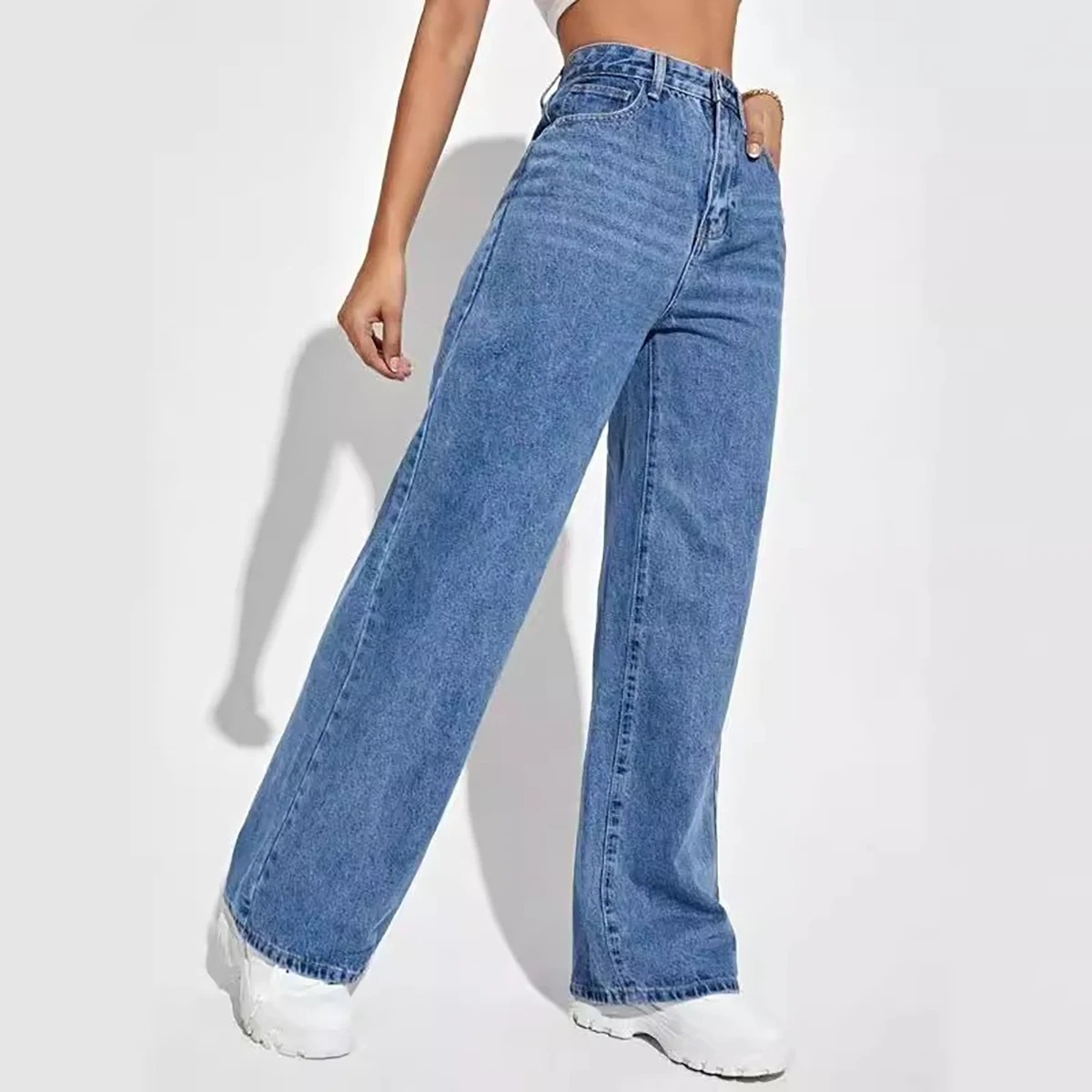 Fashion retro blue jeans women - Mom Jeans Women avis et prix
