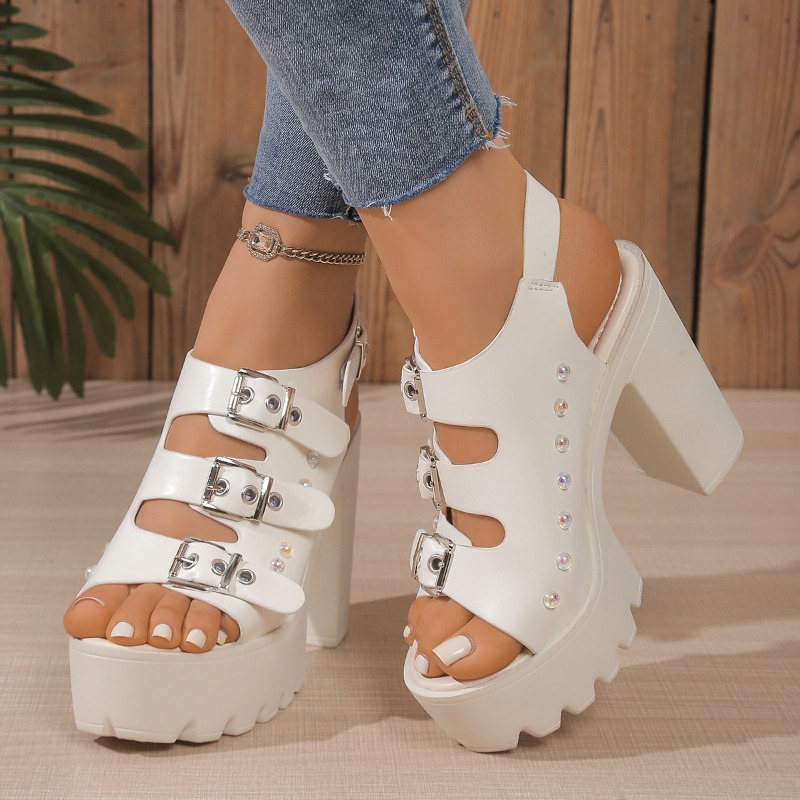 Super High Heel Sandals Summer - Fashion Women Belt avis et prix