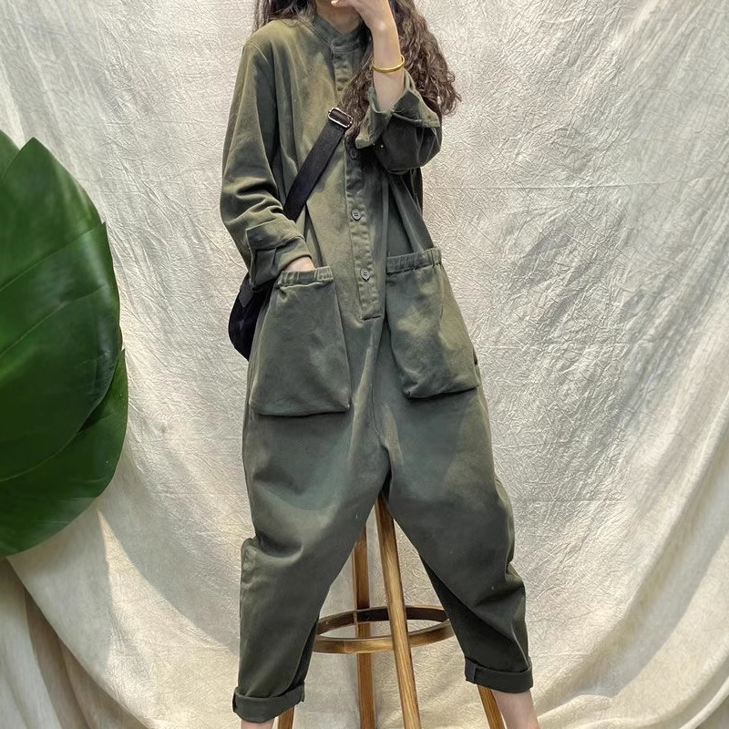 Casual Women Jumpsuit Cargo Lo - Women'S Fashion Utility Pants avis et prix