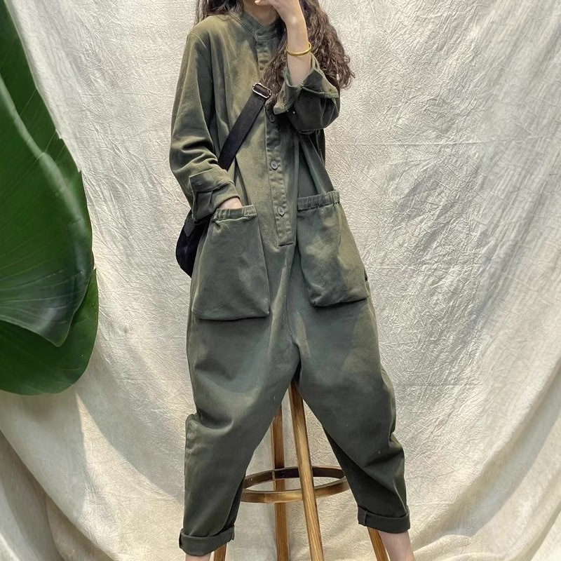 Casual Women Jumpsuit Cargo Lo - Women'S Fashion Utility Pants avis et prix