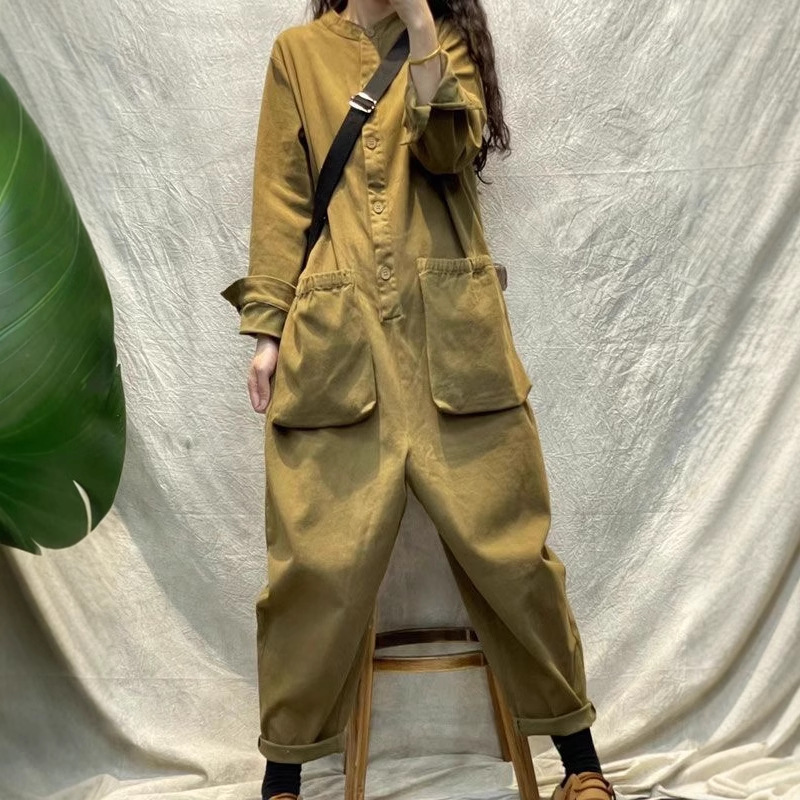 Casual Women Jumpsuit Cargo Lo - Women'S Fashion Utility Pants avis et prix