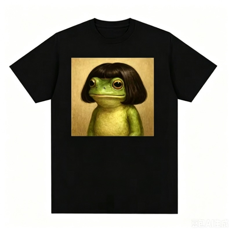 Funny Frog Face with Bob Hairc - Women'S Fashion In The 90S avis et prix