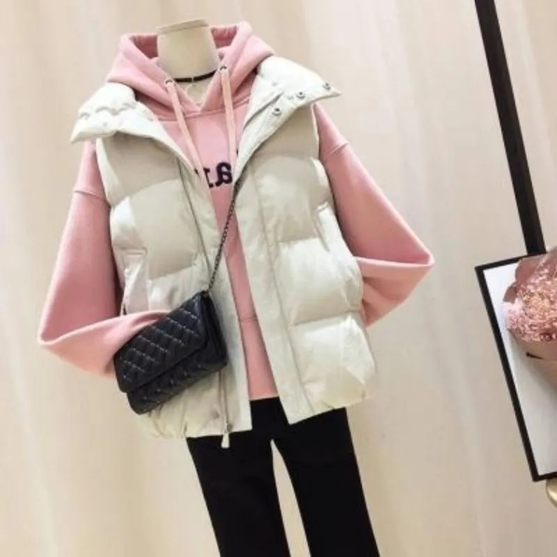 2025 Ladies Short Puffer Waist - Puffer Vest Fashion Women avis et prix