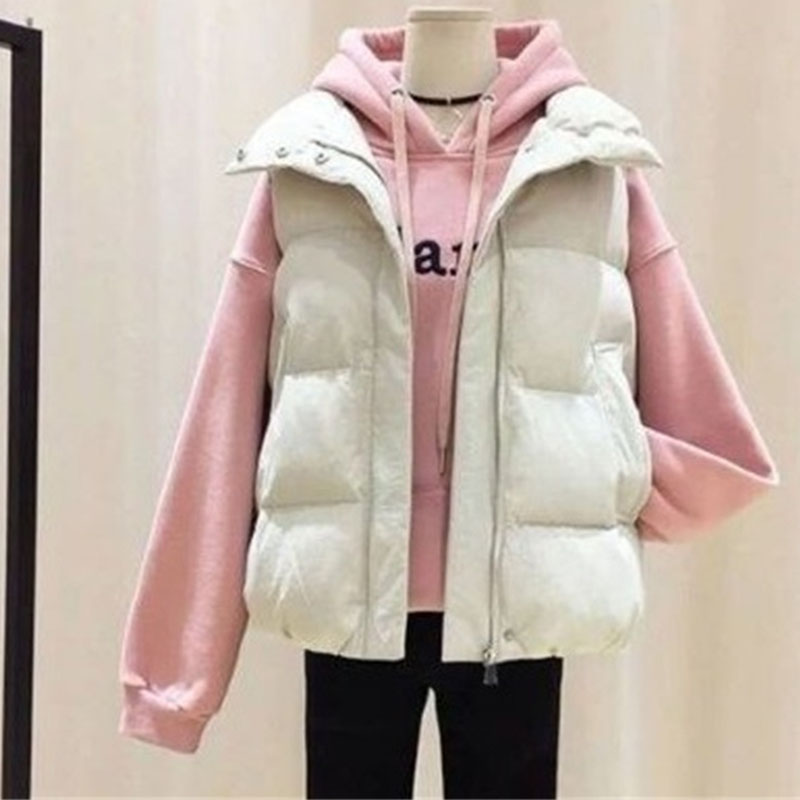 2025 Ladies Short Puffer Waist - Puffer Vest Fashion Women avis et prix
