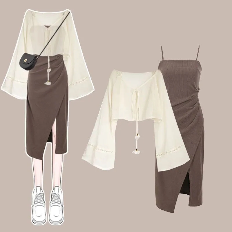 2025 Women's Spring/Summer New - Belted Shirt Dress avis et prix