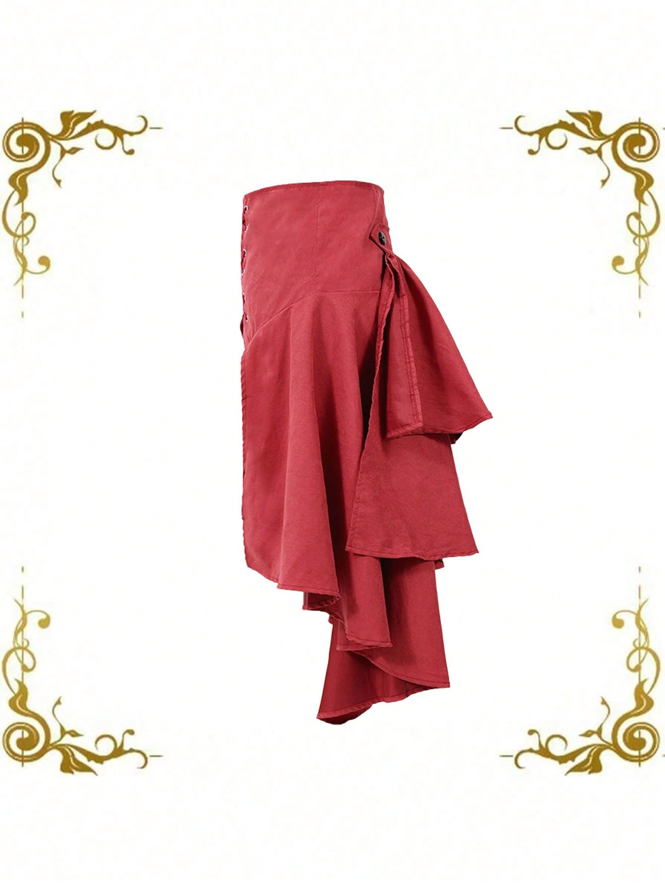 Women Gothic Steampunk Pirate  - Belted Shirt Dress avis et prix