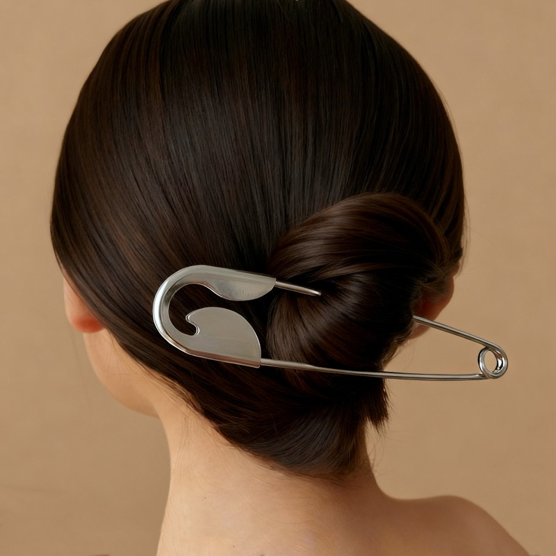 Bold Safety Pin Oversized Hair - Women'S Fashion Edgy avis et prix