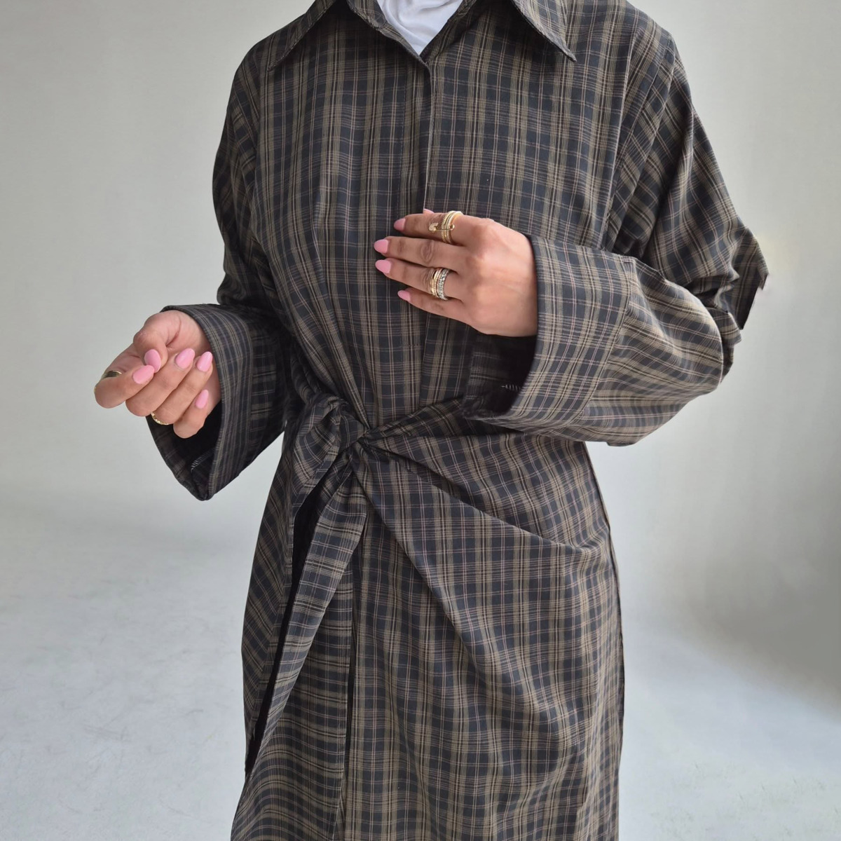 VTKW 2026 New Arrival Women Da - Belted Shirt Dress avis et prix