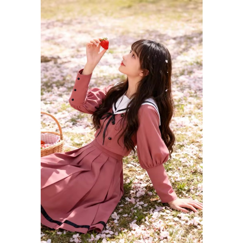 Anime The Fragrant Flower Bloo - Belted Shirt Dress avis et prix