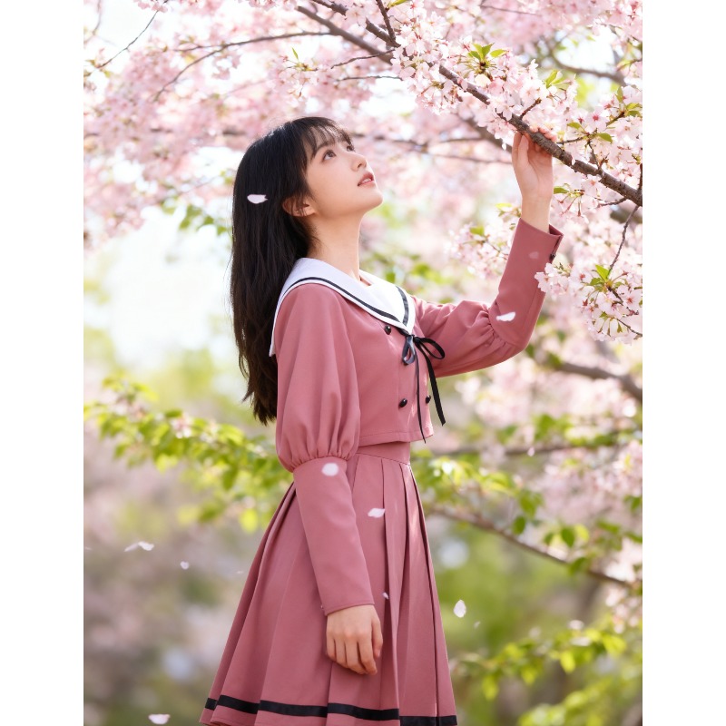 Anime The Fragrant Flower Bloo - Belted Shirt Dress avis et prix
