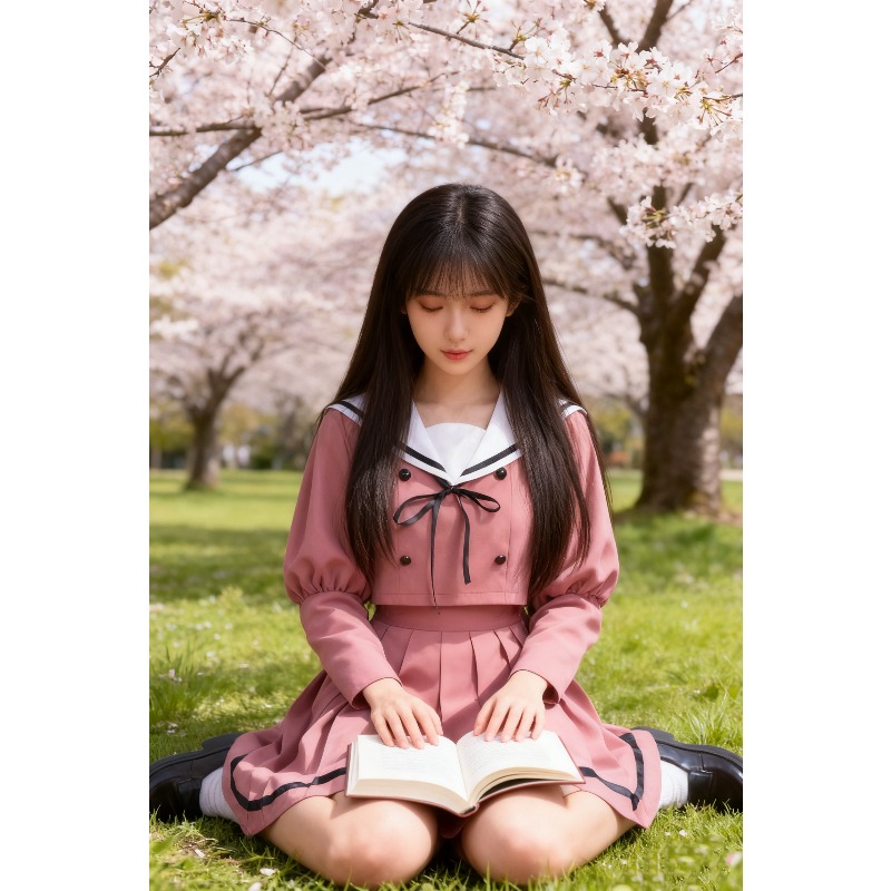 Anime The Fragrant Flower Bloo - Belted Shirt Dress avis et prix