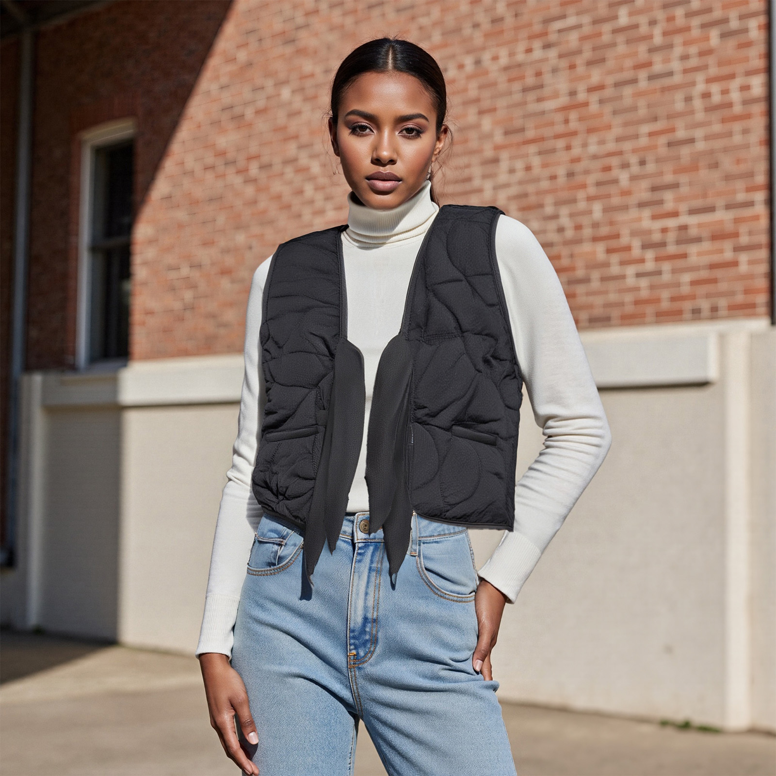New Womens Puffer Vest Jacket  - Puffer Vest Fashion Women avis et prix