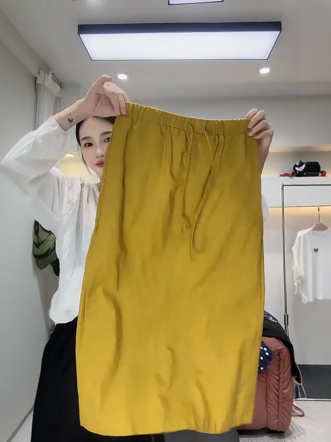 Linen A-Line Skirt Women's Fas - A-Line Skirt Midi avis et prix