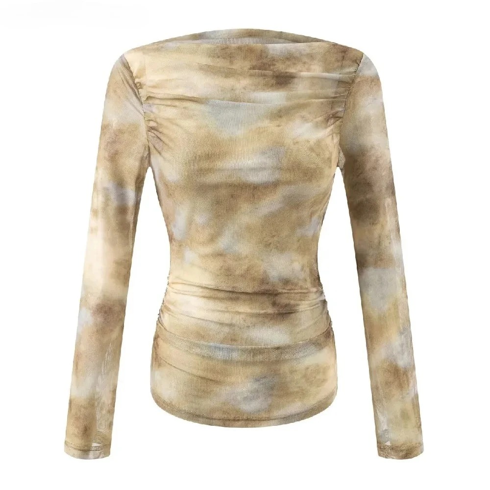 2025 Sexy Tie-Dye Print Ruched - Women'S Fashion For 2025 avis et prix