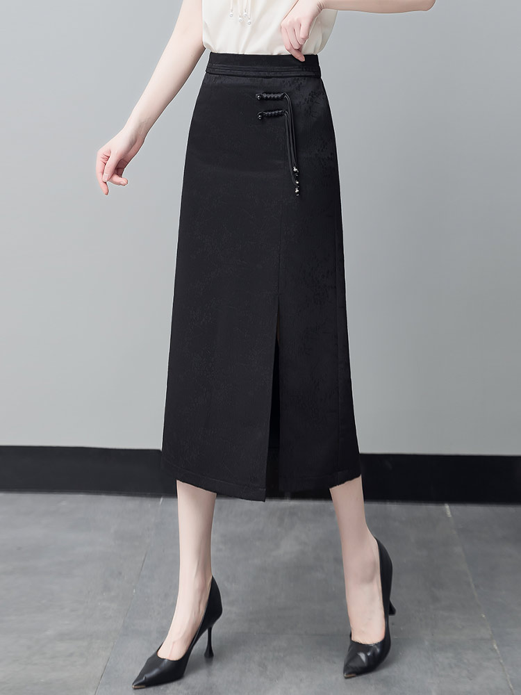High Waist A-Line Midi Skirt W - A-Line Skirt Midi avis et prix