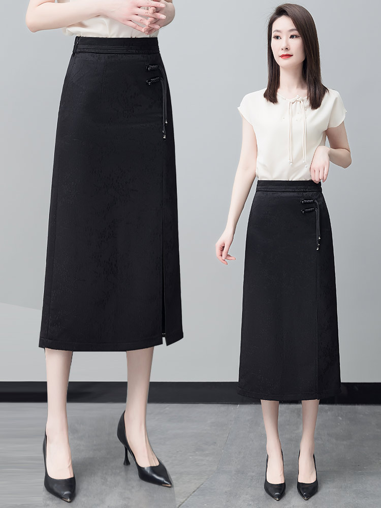High Waist A-Line Midi Skirt W - A-Line Skirt Midi avis et prix