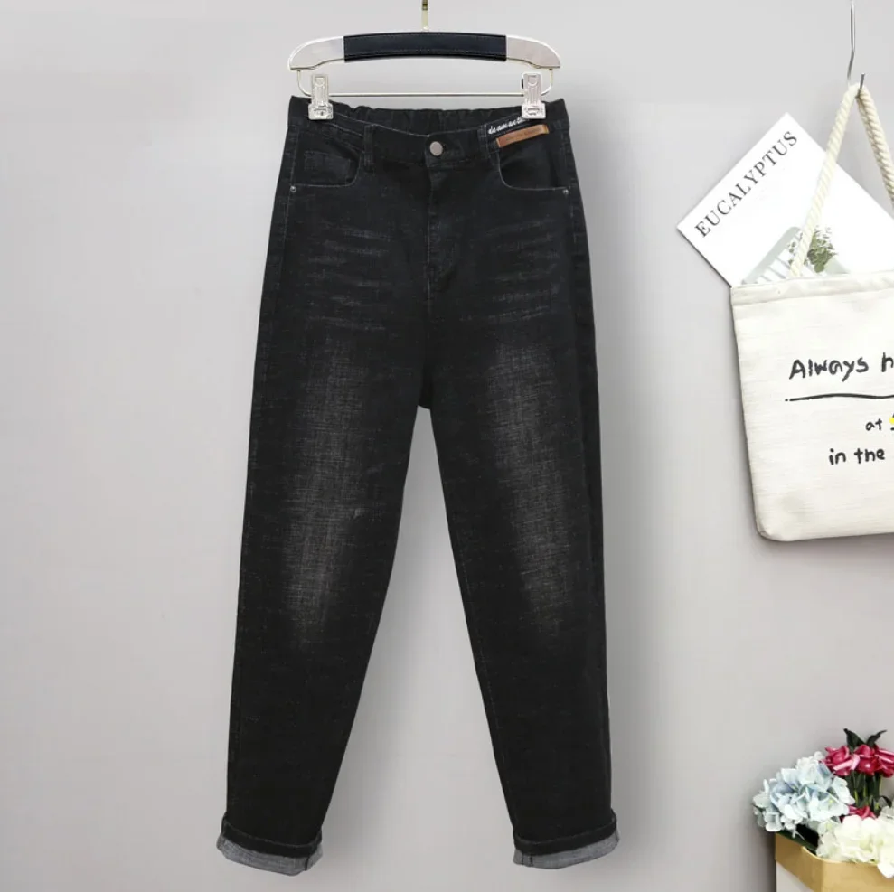 XL-6XL Spring Autumn Large Siz - Mom Jeans Women avis et prix