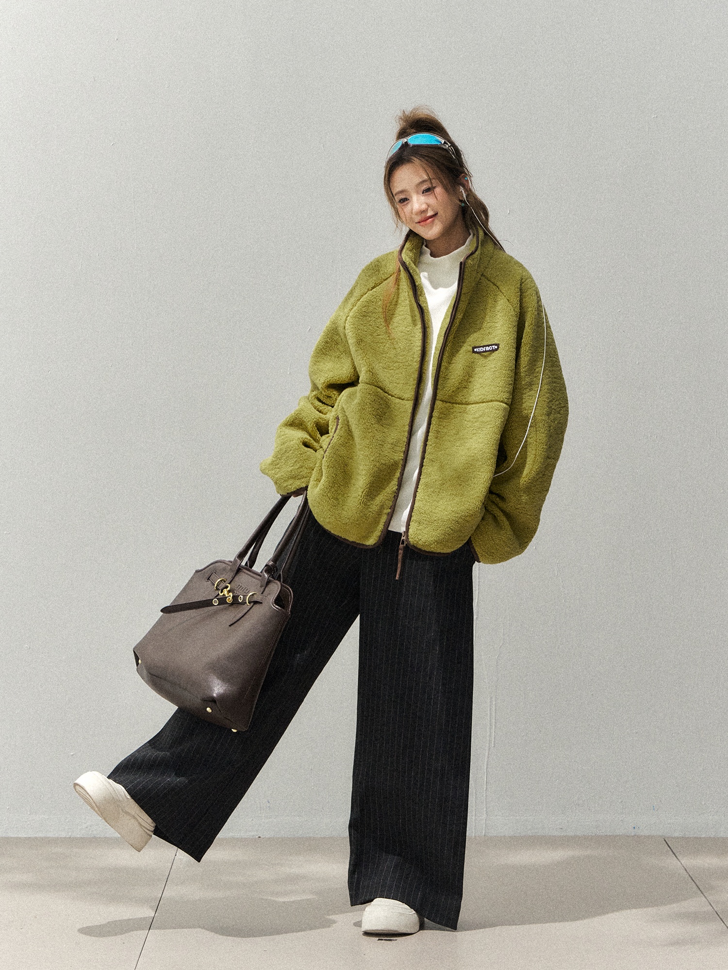Lamb Wool et Oversized Woman C - Women'S Fashion Utility Jacket avis et prix