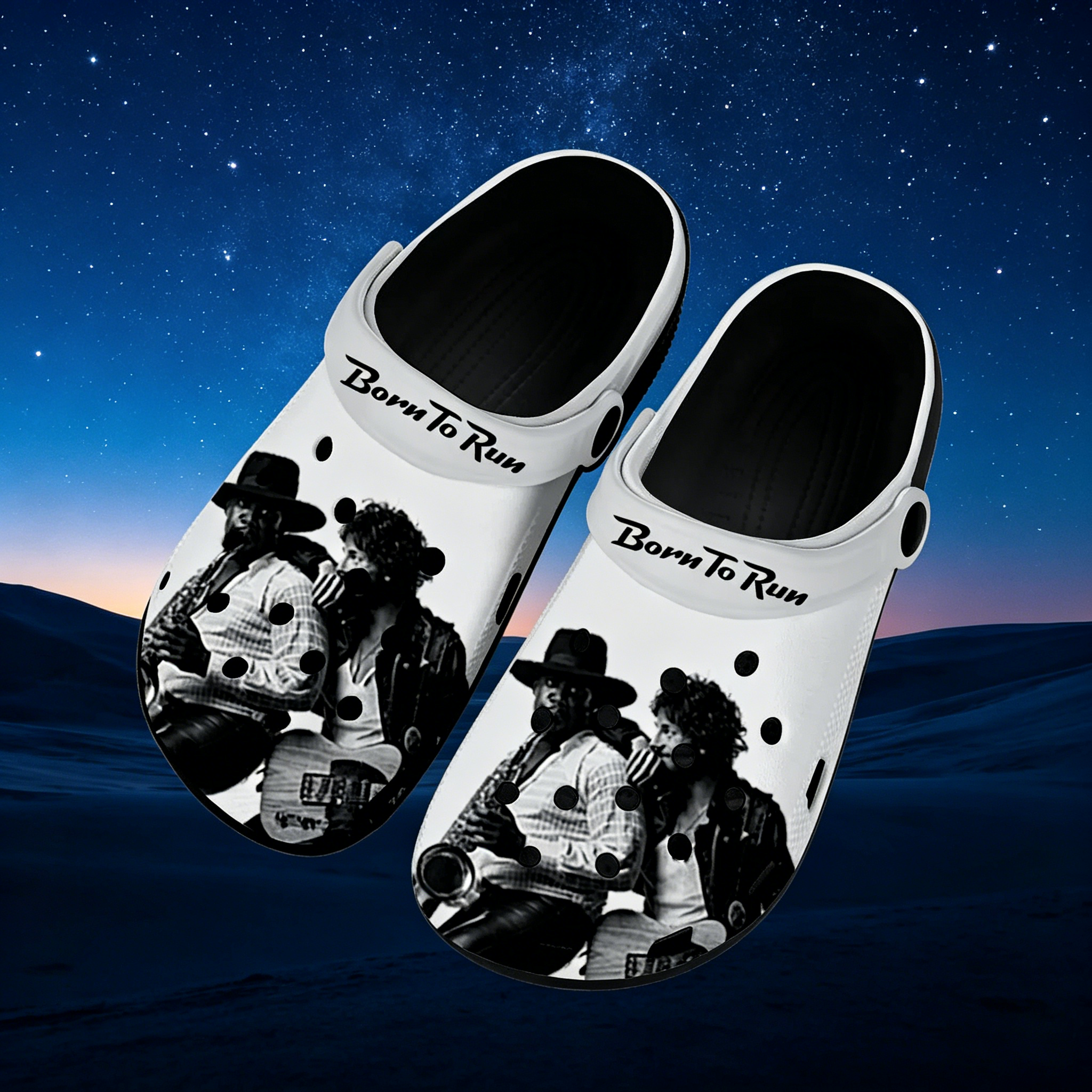 Born To Run Full Printed Clogs - Women'S Fashion Running Shoes avis et prix