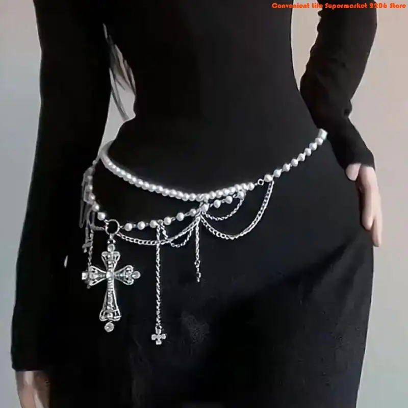 Q5WE 2000s Gothic Waist Belt M - Women'S Fashion Edgy avis et prix