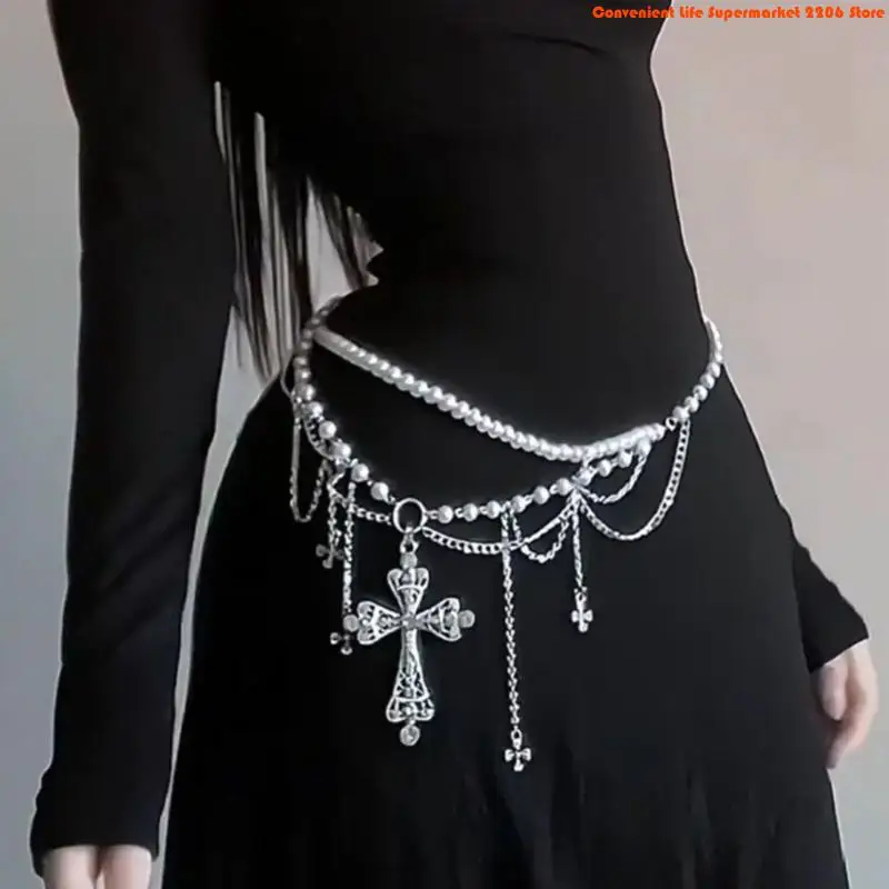 Q5WE 2000s Gothic Waist Belt M - Women'S Fashion Edgy avis et prix