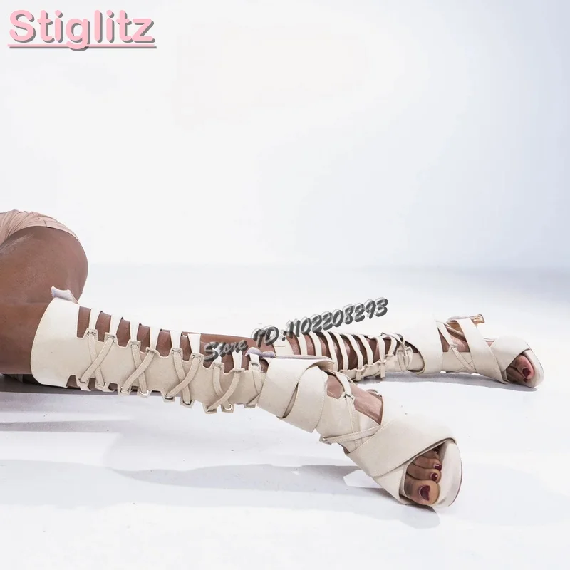 Retro Cross-tied Roman Sandals - Fashion Women Belt avis et prix