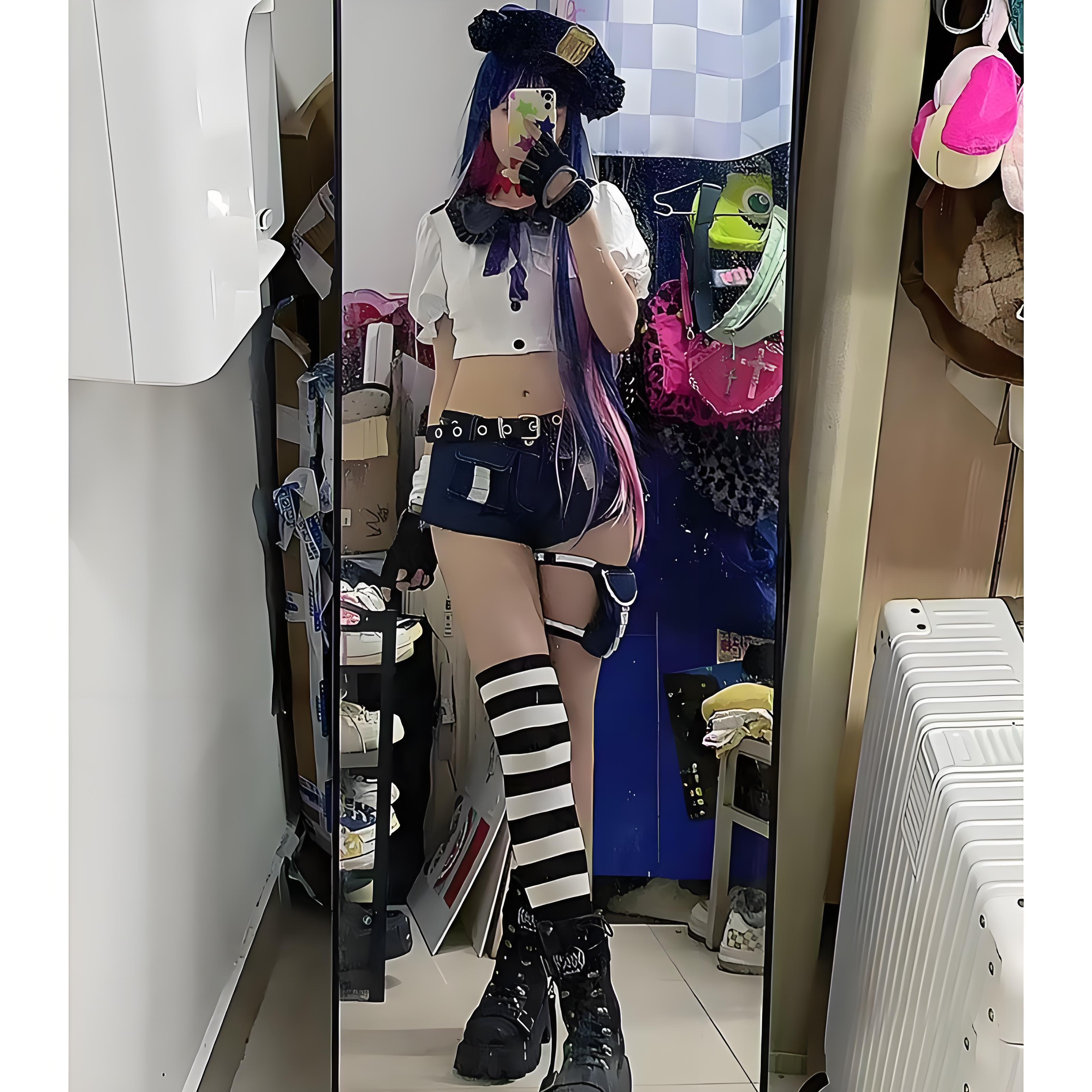 Panty & Stocking with Garterbe - Knitted Vest Women avis et prix