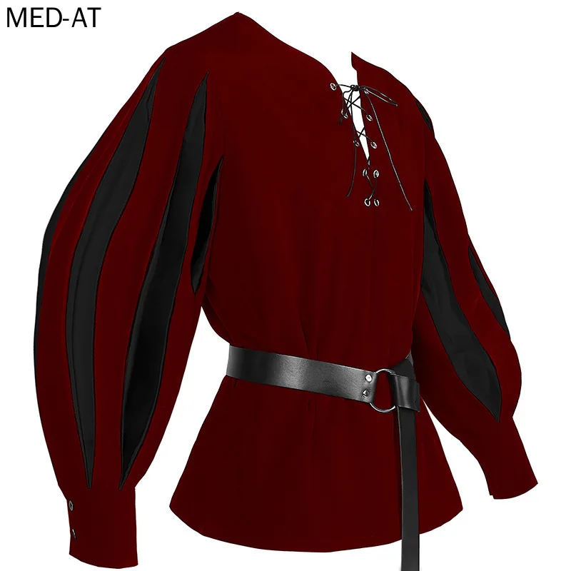 Men's Medieval Cosplay Hallowe - Belted Shirt Dress avis et prix